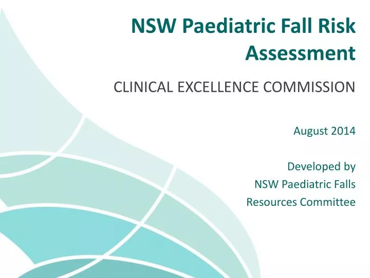 nsw paediatric fall risk assessment