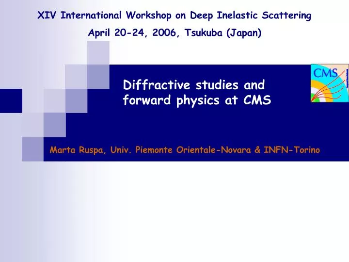 diffractive studies and forward physics at cms