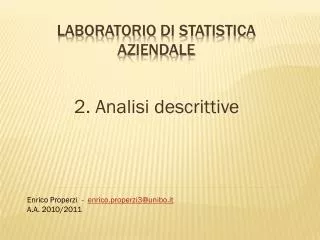 2 analisi descrittive