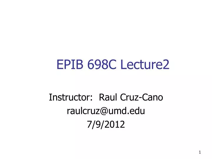 epib 698c lecture2