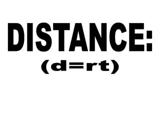 DISTANCE:
