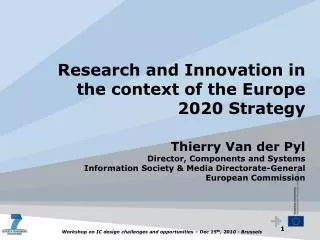 Europe 2020 3 priorities, 7 flagship initiatives
