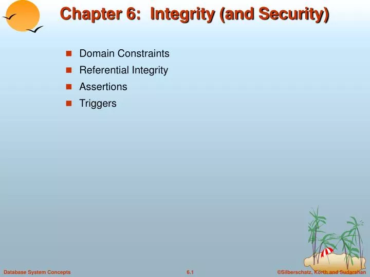 chapter 6 integrity and security