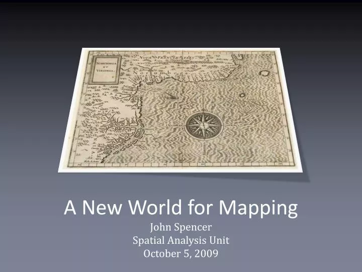 a new world for mapping