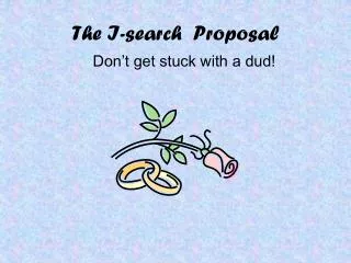 The I-search Proposal