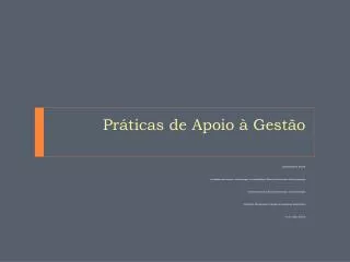 pr ticas de apoio gest o