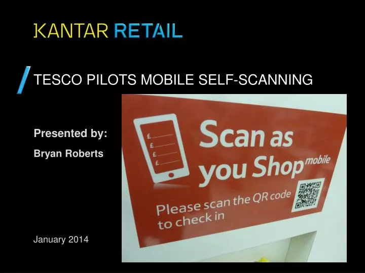 tesco pilots mobile self scanning