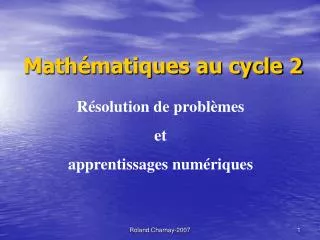 math matiques au cycle 2