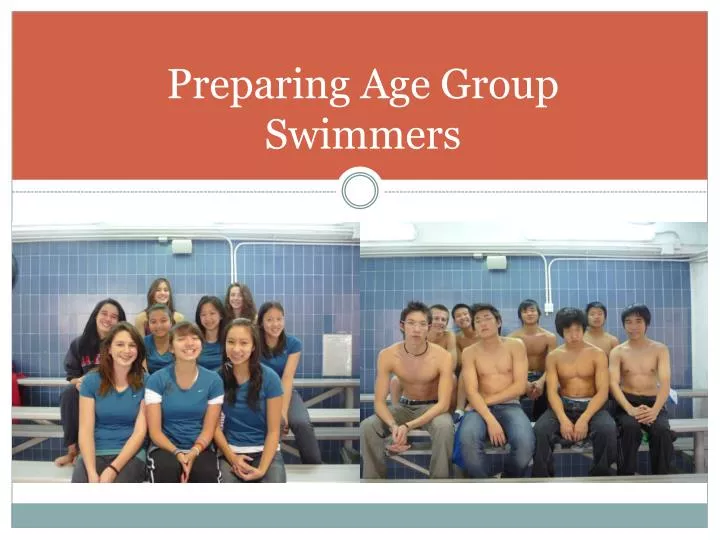 preparing age group swimmers