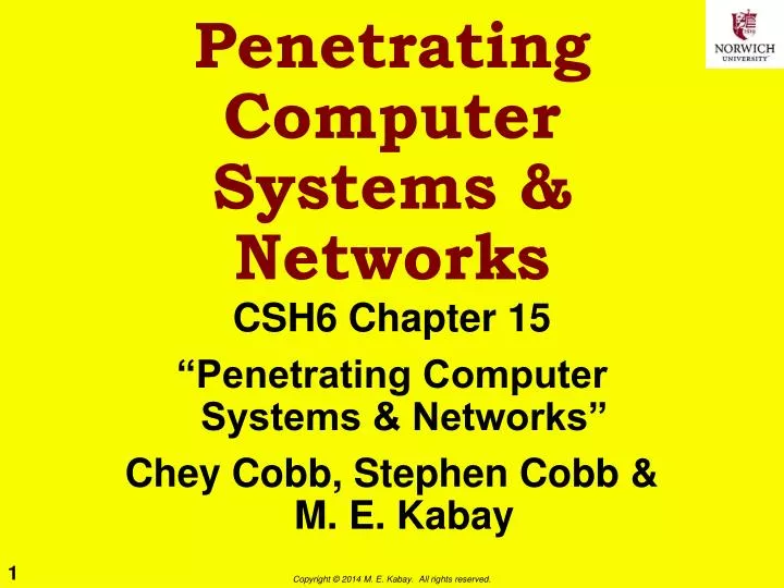 penetrating computer systems networks