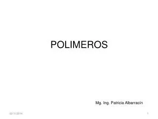 polimeros