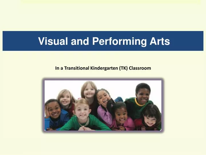 visual and performing arts