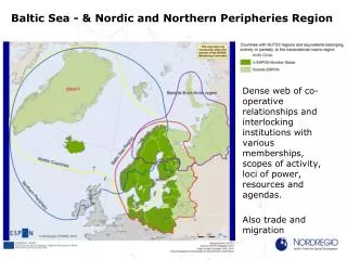 Baltic Sea - &amp; Nordic and Northern Peripheries Region