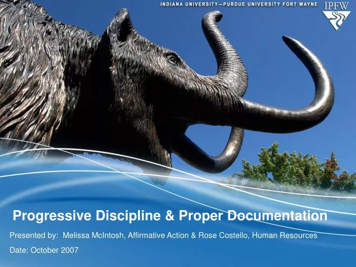 progressive discipline proper documentation
