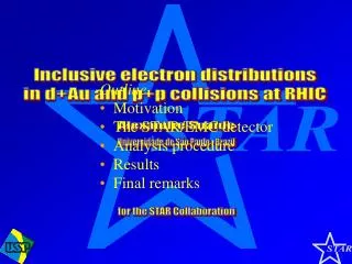 Inclusive electron distributions in d+Au and p+p collisions at RHIC