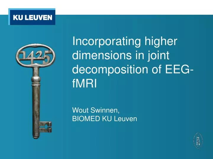 incorporating higher dimensions in joint decomposition of eeg fmri