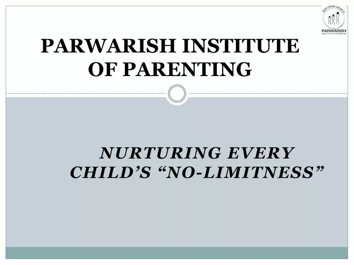 parwarish institute of parenting