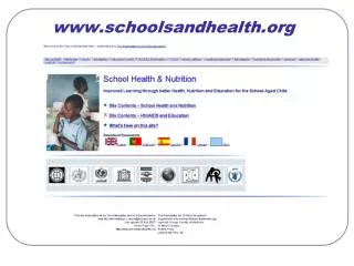 schoolsandhealth