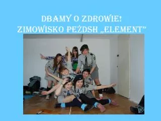 dbamy o zdrowie zimowisko pe dsh element