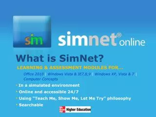 What is SimNet?