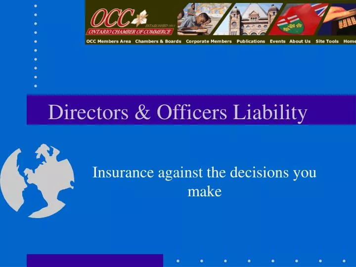 directors officers liability