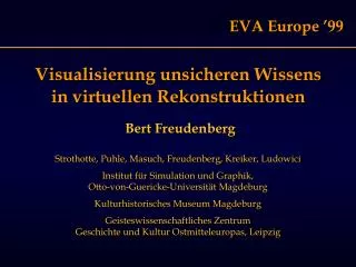 visualisierung unsicheren wissens in virtuellen rekonstruktionen