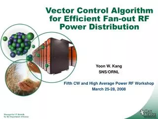 Vector Control Algorithm for Efficient Fan-out RF Power Distribution
