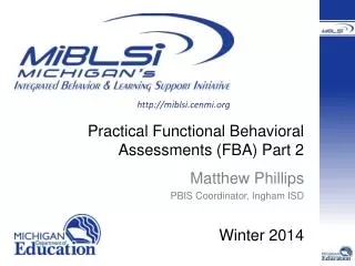 Practical Functional Behavioral Assessments (FBA) Part 2