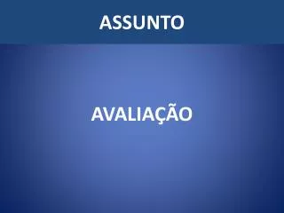 assunto