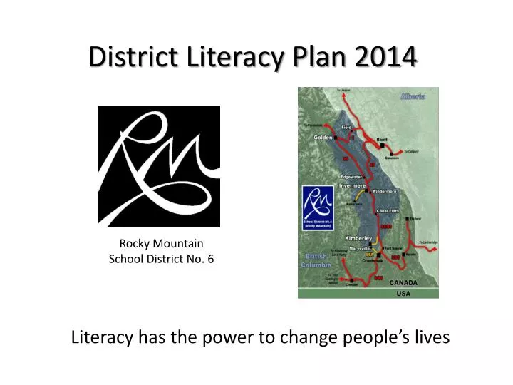 district literacy plan 2014