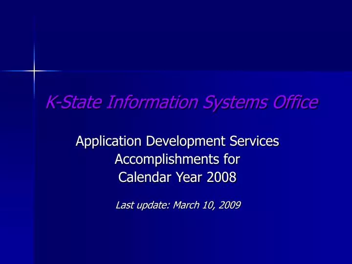 k state information systems office