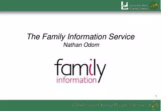 The Family Information Service Nathan Odom