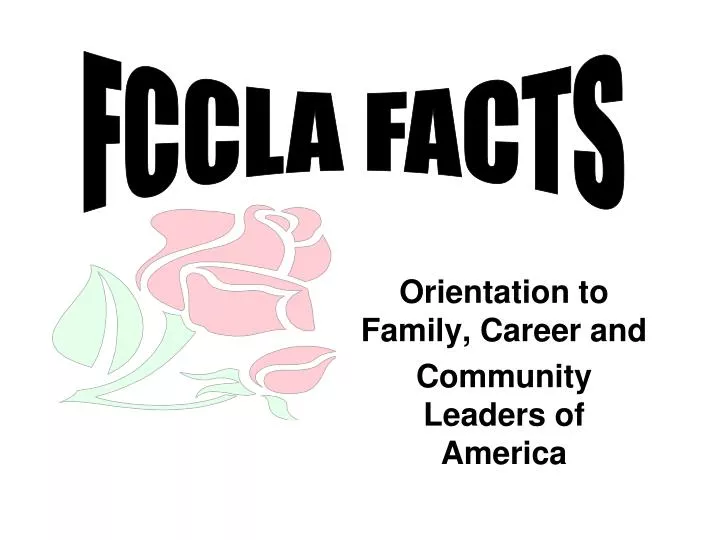 orientation to family career and community leaders of america