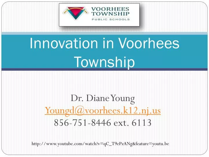 innovation in voorhees township