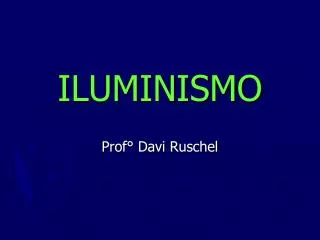 iluminismo