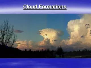 cloud formations