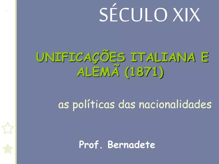 unifica es italiana e alem 1871