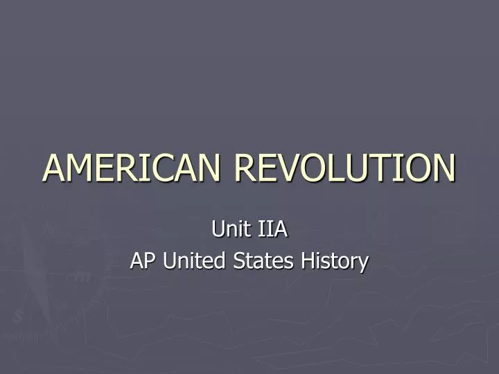 american revolution