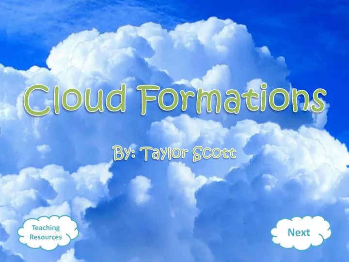 cloud formations