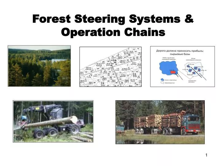 forest steering systems operation chains