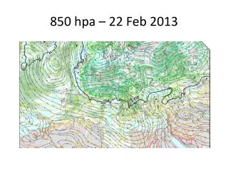 850 hpa 22 feb 2013