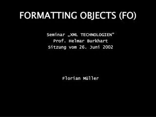 formatting objects fo