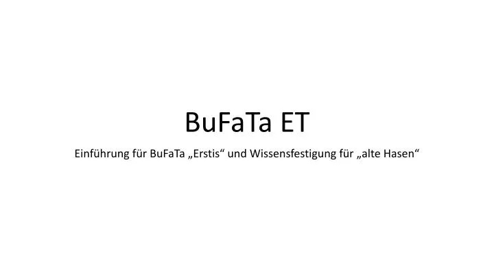 bufata et