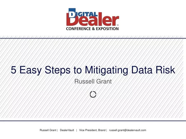 5 easy steps to mitigating data risk