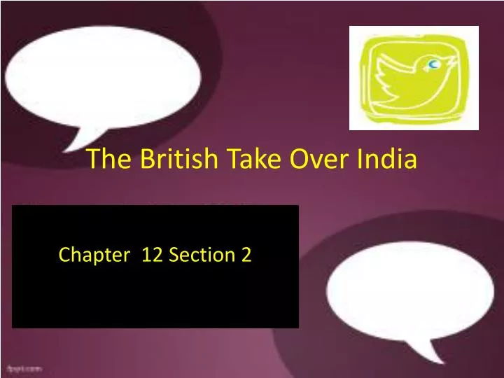 the british take over india