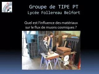 groupe de tipe pt lyc e follereau belfort