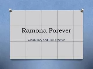 Ramona Forever