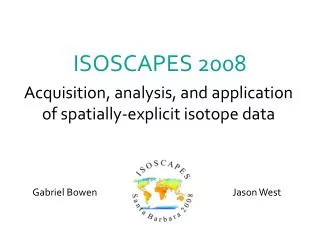 isoscapes 2008