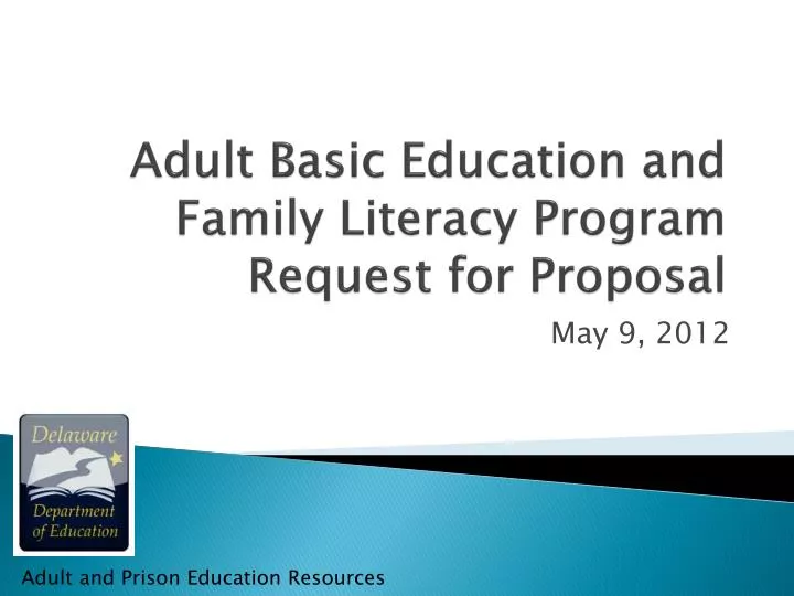 adult basic education and family literacy program request for proposal