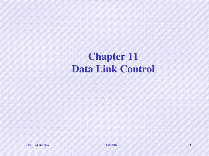 chapter 11 data link control